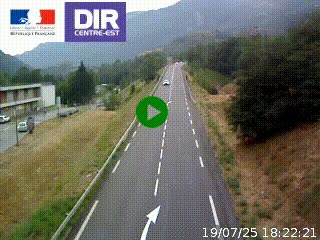 Web cam sur la N90 à Aime, en provenance de Bourg-Saint-Maurice et en direction d'Albertville