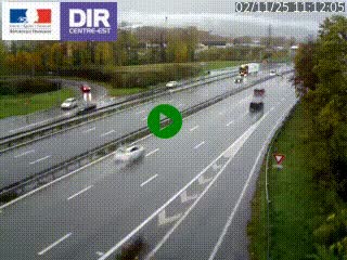 Caméra routière à hauteur de la sortie 15 Chambéry-centre au PK 4,103 en direction d'Albertville