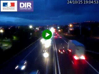 Caméra autoroute à Saint-Etienne (Les Littes) à hauteur du Ikea Saint-Etienne sur l'A72 en direction de Roanne