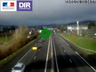 Caméra autoroute à Saint-Etienne (Les Littes) à hauteur du Ikea Saint-Etienne sur l'A72 en direction de Roanne