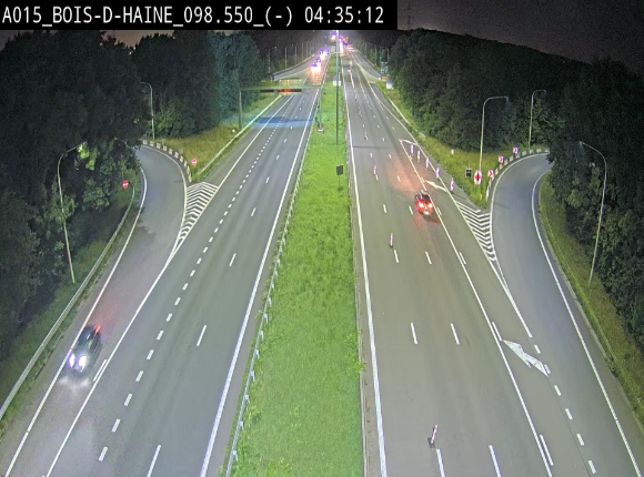 Webcam autoroute Belgique - Bois d'Haine - E42 - BK 98.6