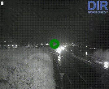 Webcam au début de l'A84 sur le périphérique Ouest de Caen (N814) à hauteur de la sortie 9, Porte de Bretagne