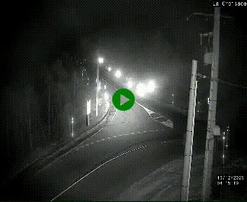 Webcam au carrefour de la croisade, à la jonction entre la N22 et la N320, avant le poste de douane franco-andorrane. Webcam à 1790 mètres d'altitude