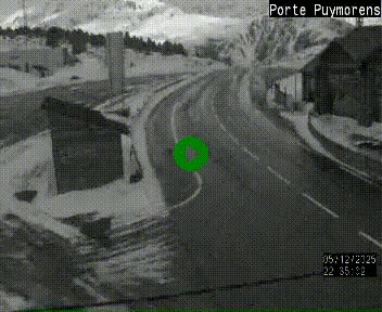Webcam Col du Puymorens sur N320, en direction de Pas de la Casa (Andorre)