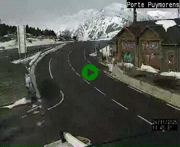 Webcam Col du Puymorens sur N320, en direction de Pas de la Casa (Andorre)
