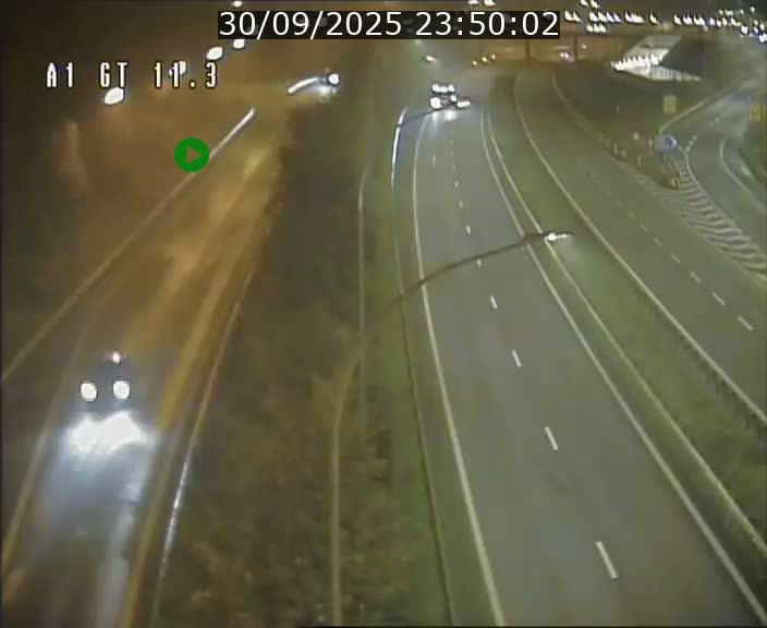Traffic live webcam Luxembourg Senningerberg - A1 direction Allemagne - BK 11.3