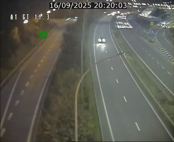 Traffic live webcam Luxembourg Senningerberg - A1 direction Allemagne - BK 11.3