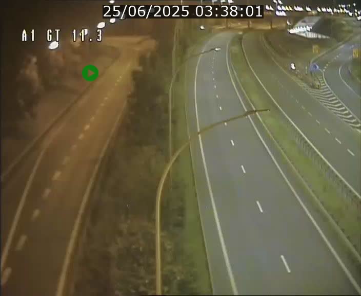 Traffic live webcam Luxembourg Senningerberg - A1 direction Allemagne - BK 11.3