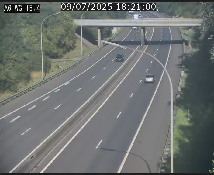 Traffic live webcam Luxembourg Capellen - A6 - BK 15.4 - direction Luxembourg/France/Allemagne
