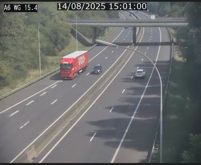 Traffic live webcam Luxembourg Capellen - A6 - BK 15.4 - direction Luxembourg/France/Allemagne