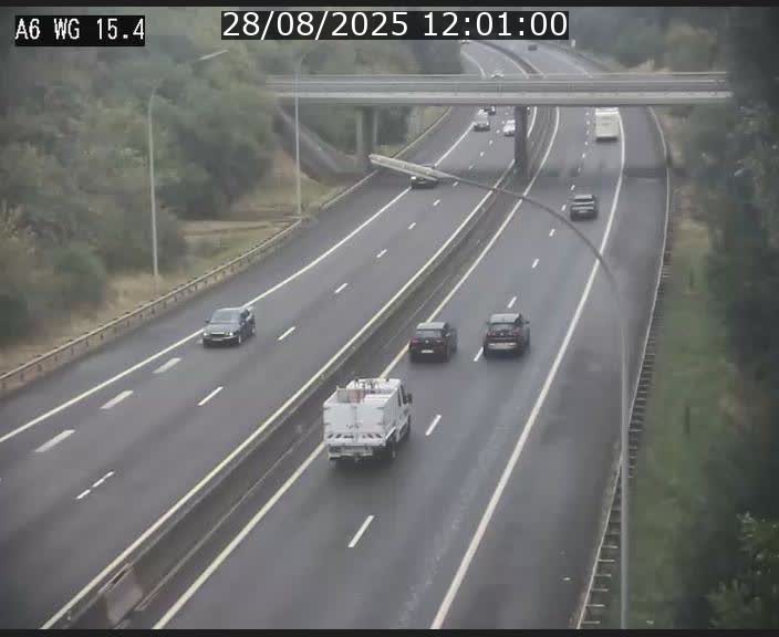 Traffic live webcam Luxembourg Capellen - A6 - BK 15.4 - direction Luxembourg/France/Allemagne
