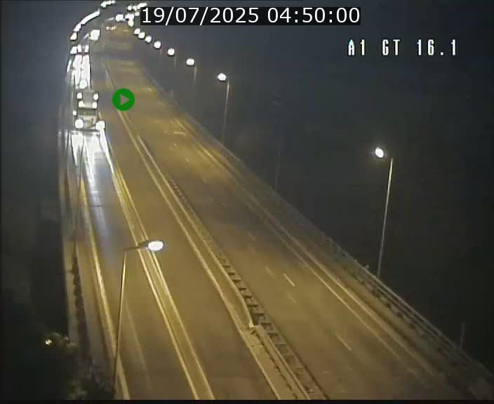 Traffic live webcam Luxembourg Niederanven - A1 direction Allemagne - BK 16.1