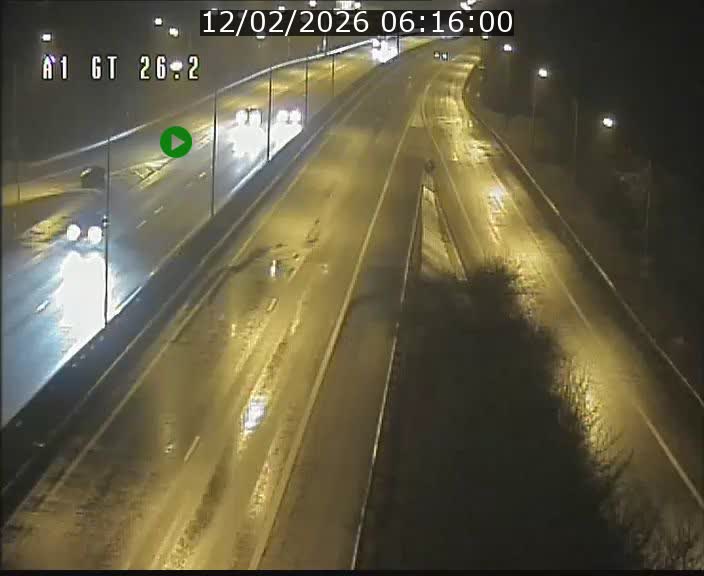 Traffic live webcam Luxembourg Grevenmacher - A1 direction Allemagne - BK 26.2