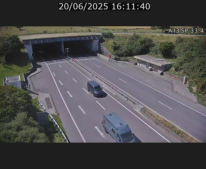 Webcam trafic sur A13 à hauteur d'Altwies en direction de Mondorf-les-bains et en provenance de l'Allemagne