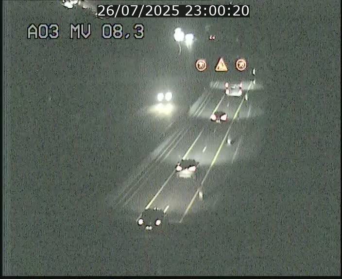 Webcam Autoroute après la Croix de Bettembourg en direction de Luxembourg sur l'A3
