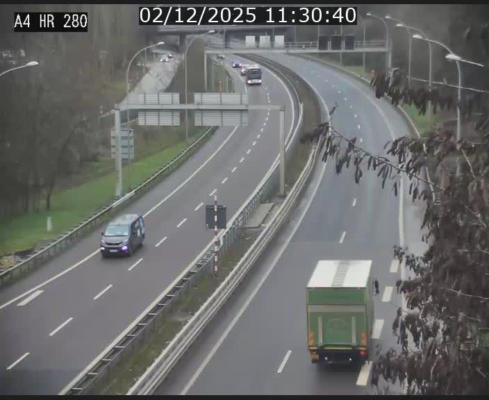 Webcam traffic A4 Luxembourg - BK 0.2 - P+R Bouillon (direction Luxembourg)