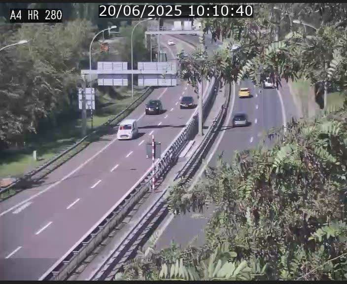 Webcam traffic A4 Luxembourg - BK 0.2 - P+R Bouillon (direction Luxembourg)