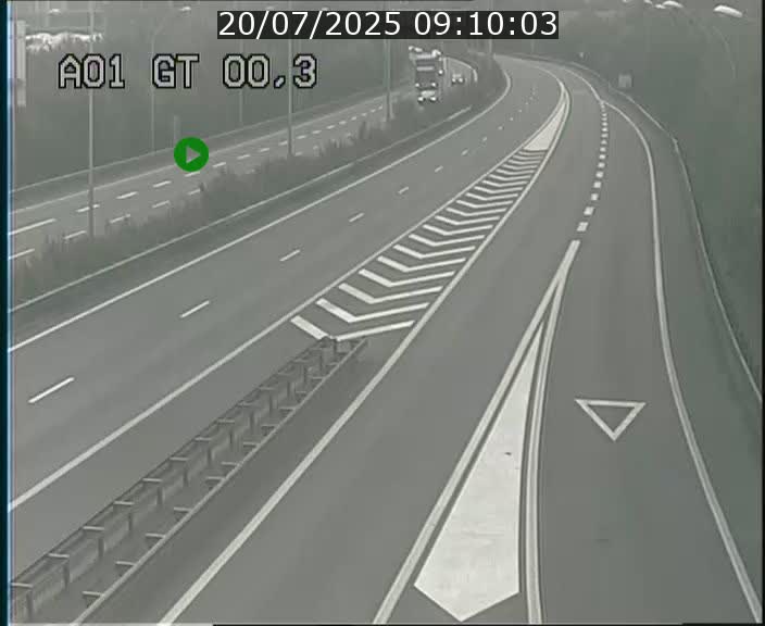 Traffic live webcam Luxembourg Croix de Gasperich - A1 direction Kirchberg - BK 0.3