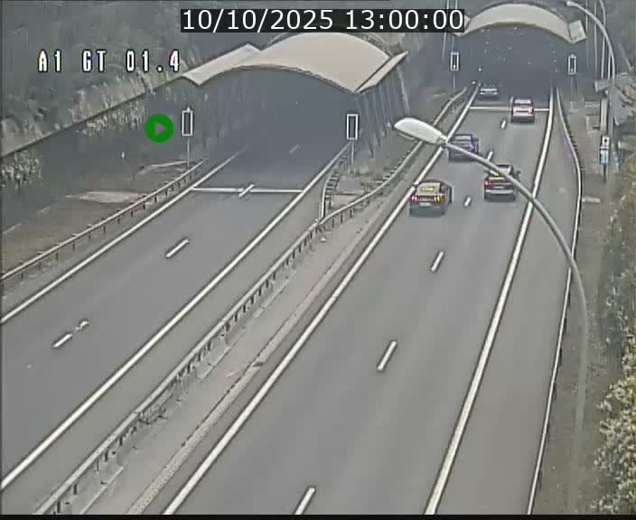 Traffic live webcam Luxembourg Hesperange - A1 direction Kirchberg - BK 1.4