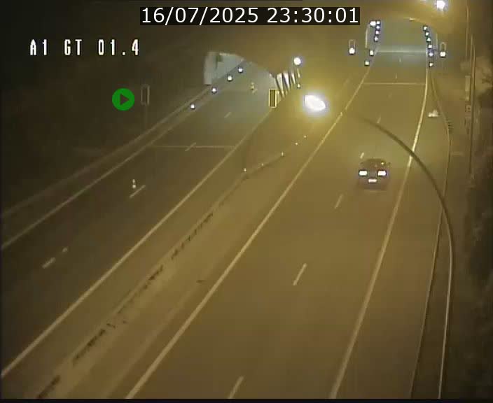 Traffic live webcam Luxembourg Hesperange - A1 direction Kirchberg - BK 1.4