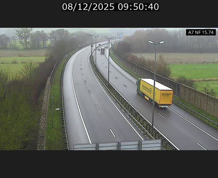 Caméra trafic Luxembourg - A7, Tunnel Mersch, entrée nord, direction Lorentzweiler
