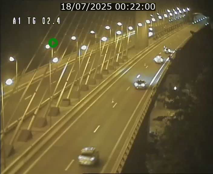 Traffic live webcam Luxembourg Sandweiler - A1 direction Luxembourg-ville - BK 2.4