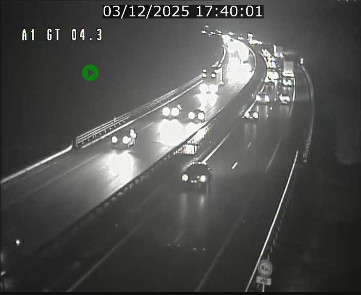 Traffic live webcam Luxembourg Itzig - A1 direction Sandweiler - BK 4.3