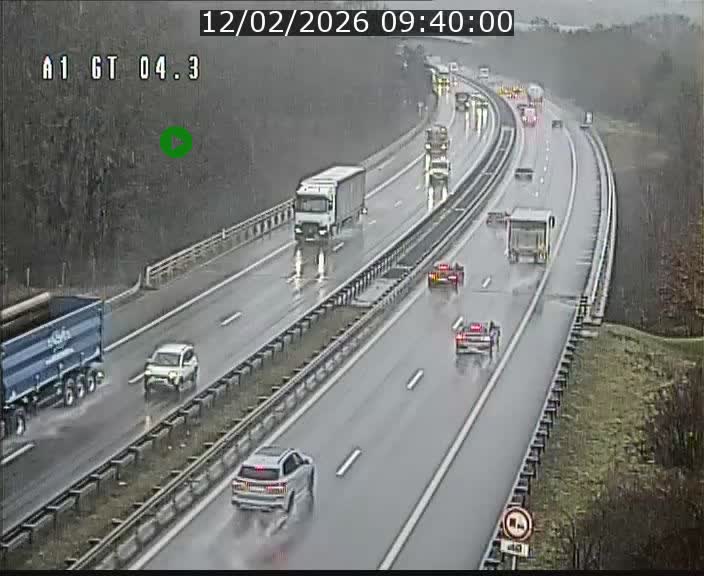 Traffic live webcam Luxembourg Itzig - A1 direction Sandweiler - BK 4.3