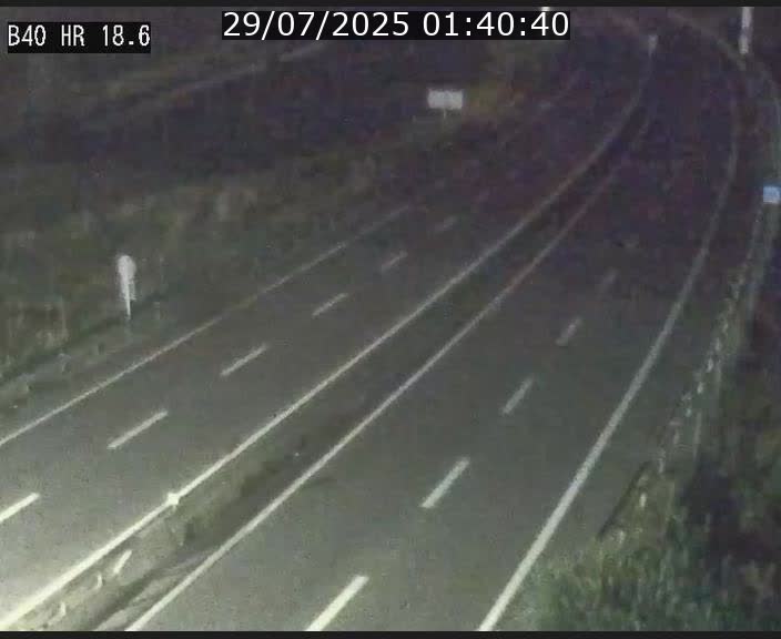 Webcam sur la route de liaison entre Micheville et Esch-Belval à la frontière entre le Luxembourg et la France. Vue orientée vers la Lorraine.
