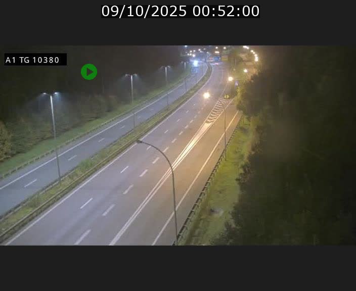 Traffic live webcam Luxembourg Senningerberg - A1 direction Luxembourg Kirchberg - BK 10.3