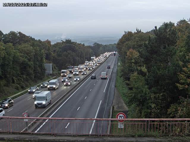 Caméra autoroute France - A33, Houdemont direction Lunéville