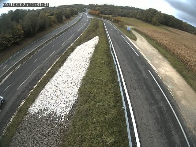 Webcam trafic à la Houpette, sur la Nationale 4 (N4) dans la commune de Rupt-aux-Nonains