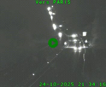 Caméra routière sur l'autoroute A20 à Bessines-sur-Gartempe. Vue orientée vers Paris