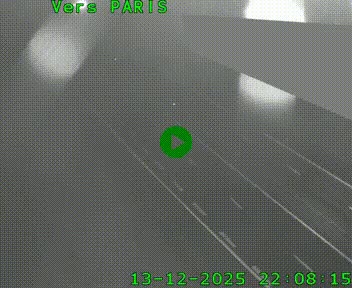 Caméra routière sur l'autoroute A20 à Saint-Pardoux-l'Ortigier, à la jonction avec l'A89. Vue orientée vers Paris