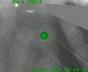 Caméra routière sur l'autoroute A20 à Saint-Pardoux-l'Ortigier, à la jonction avec l'A89. Vue orientée vers Paris