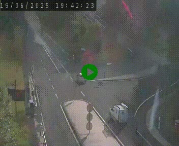 Webcam routière sur la N122 au niveau du Tunnel du Lioran. Vue de l'entrée côté Aurillac.