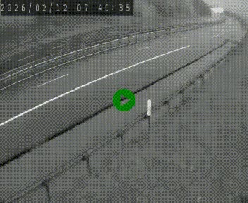 Caméra autoroute A75 à hauteur de la sortie 42 (Rodez, Laissac, Aire de l'Auvergne) située sur la commune d'Auberoques, près de Sévérac-le-Château