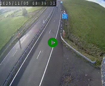 Caméra autoroute A75 à hauteur du col de la Fageole en direction de Clermont-Ferrand