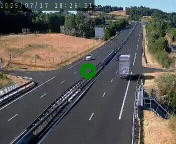 Caméra autoroutière France - A75, Coren, en direction de Montpellier