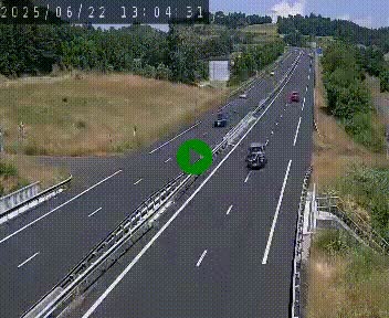 Caméra autoroutière France - A75, Coren, en direction de Montpellier
