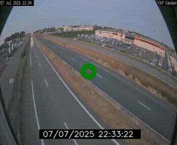 Webcam sur la N165 à hauteur de Caudan, dans le Morbihan.