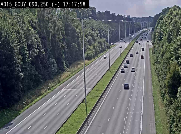 Webcam autoroute Belgique - Gouy-lez-piéton - E42 - BK 90.3