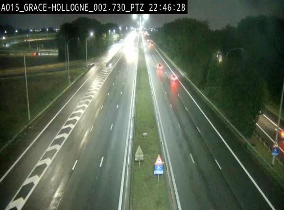 Caméra trafic Belgique - Grâce-Hollogne - E42, jonction avec A604, direction Loncin/Aéroport de Liège -  BK 3.2