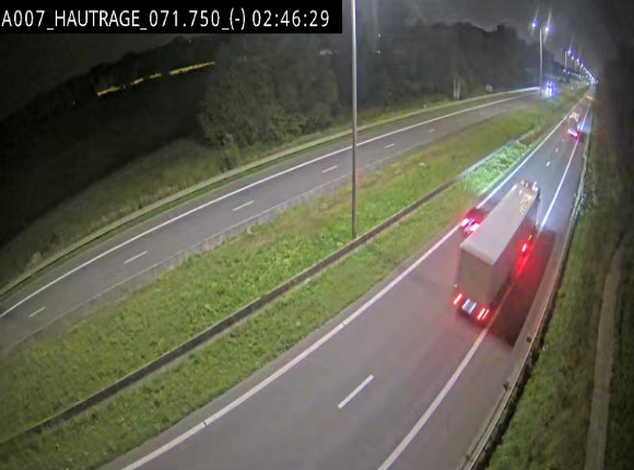 Webcam autoroute Belgique - Hautrage - E19 - BK 71.7