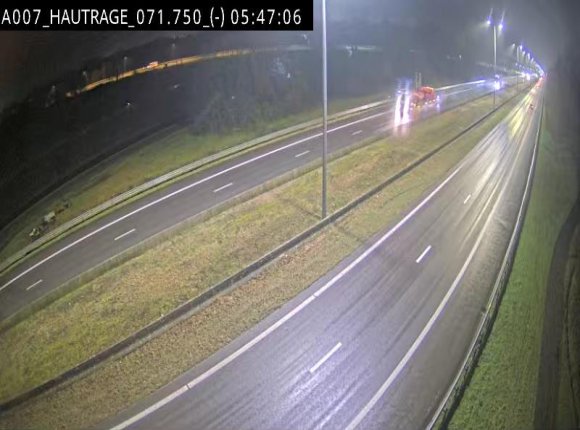 Webcam autoroute Belgique - Hautrage - E19 - BK 71.7