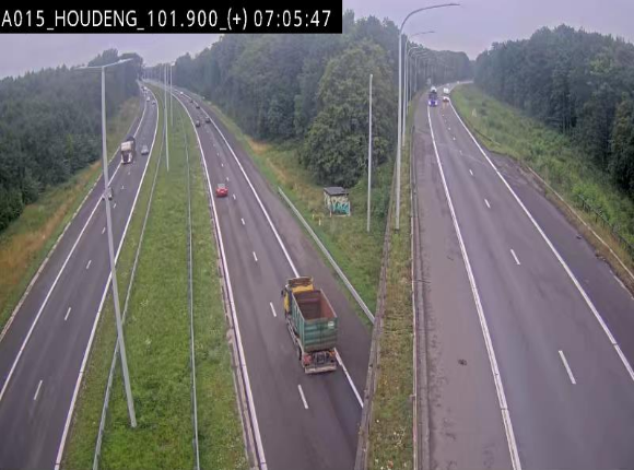 Webcam autoroute Belgique - Houdeng-Goegnies - Jonction E19/E42 direction Tournai/Mons - BK 101.85