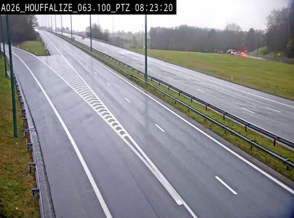 Caméra autoroute Belgique - Houffalize, E25 direction Liège