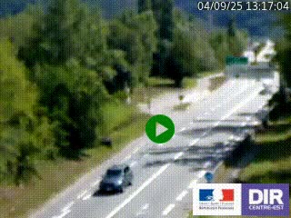 Webcam info trafic à proximité de Vizille sur la N85, au niveau du point de vue du Saut du Moine à Champagnier