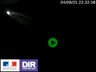 Webcam au niveau du col de Bois Clair à hauteur de Cluny sur la N79. Vue orientée vers Mâcon
