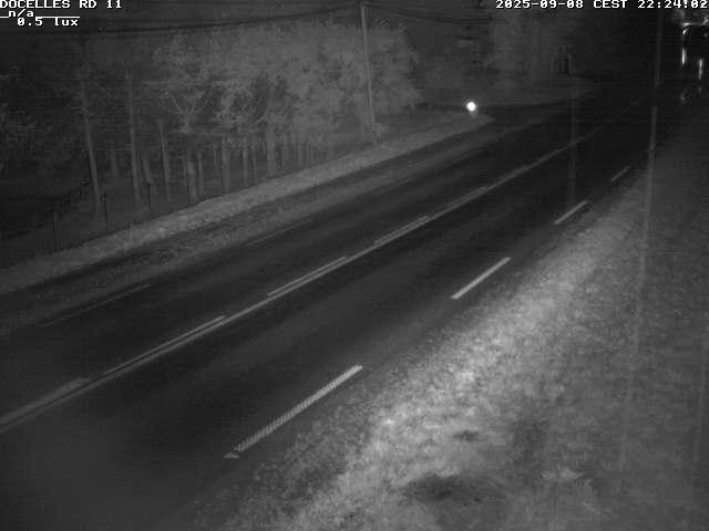 Webcam à 424 mètres d'altitude dans la Tranchée de Docelles dans les Vosges, à proximité d'Epinal sur la route de Gerardmer (D11)